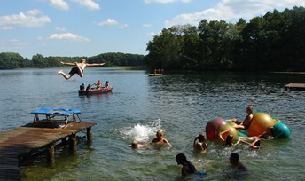 Badespaß am See